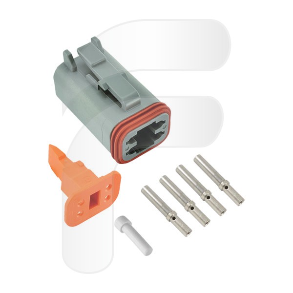 CONECTOR DT 4 TERMINAL HEMBRA SECCIÓN 0,5/1,5 MM2 FA201568